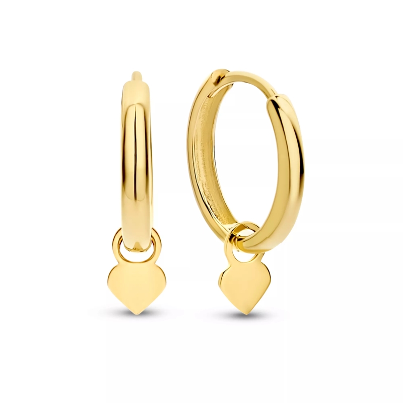 Isabel Bernard Créoles Belleville Amore 585 Gold Ohrringe Gold