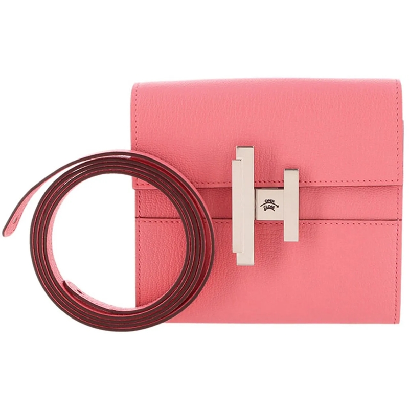 Hermès Schultertasche Cinhetic To Go Wallet rose