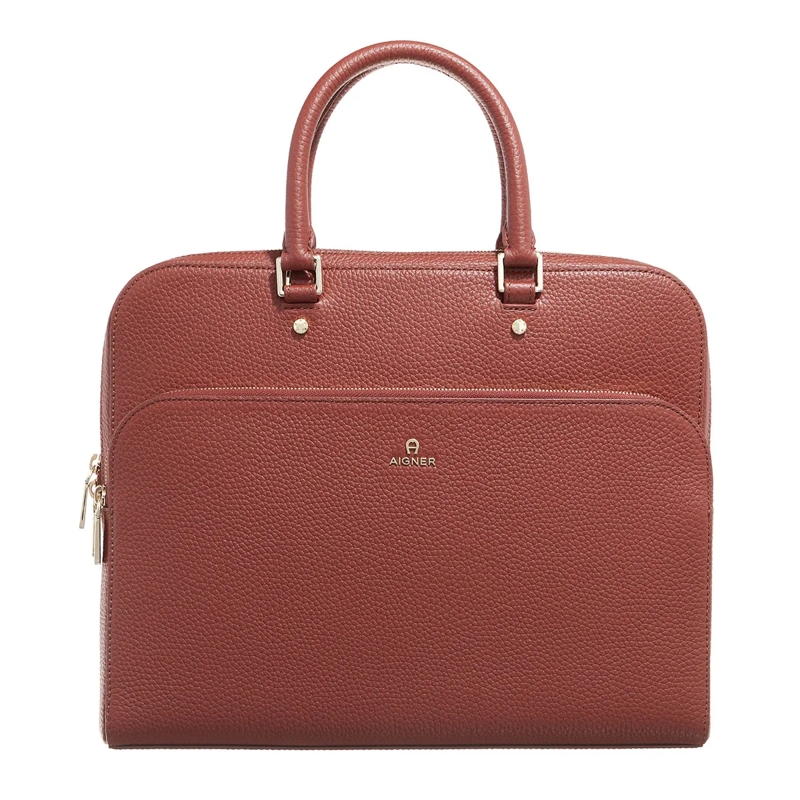AIGNER Laptoptasche Ivy Dark Cognac