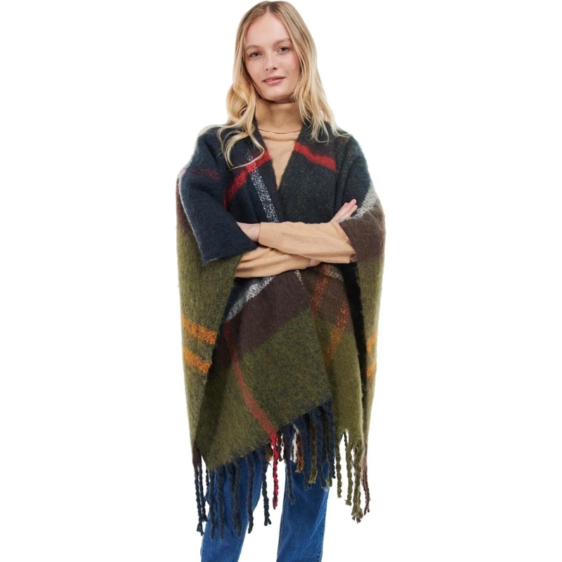 Barbour Écharpe en laine Scarfs Classic Tartan mehrfarbig