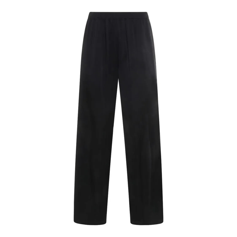 Fabiana Filippi  Navy Viscose Pants Black
