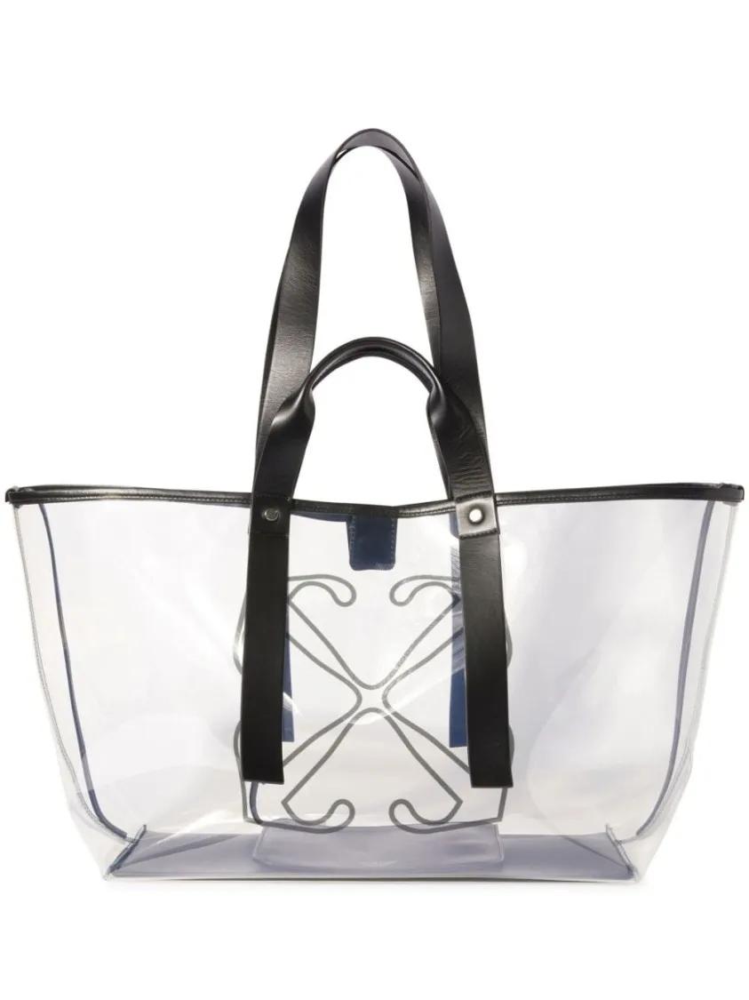 Off-White Tote - Tote With Logo - Gr. unisize - in Weiß - für Damen