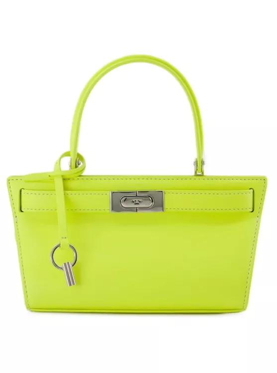 Tory Burch Shopper - Petite Lee Radziwill Cat Eye Bag  - Yellow - Leath - Gr. unisize - in Gelb - für Damen