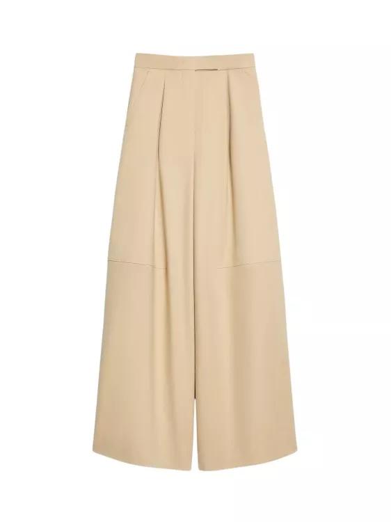 Max Mara - Avoriaz Wide Leg Pants - Größe 40 - beige