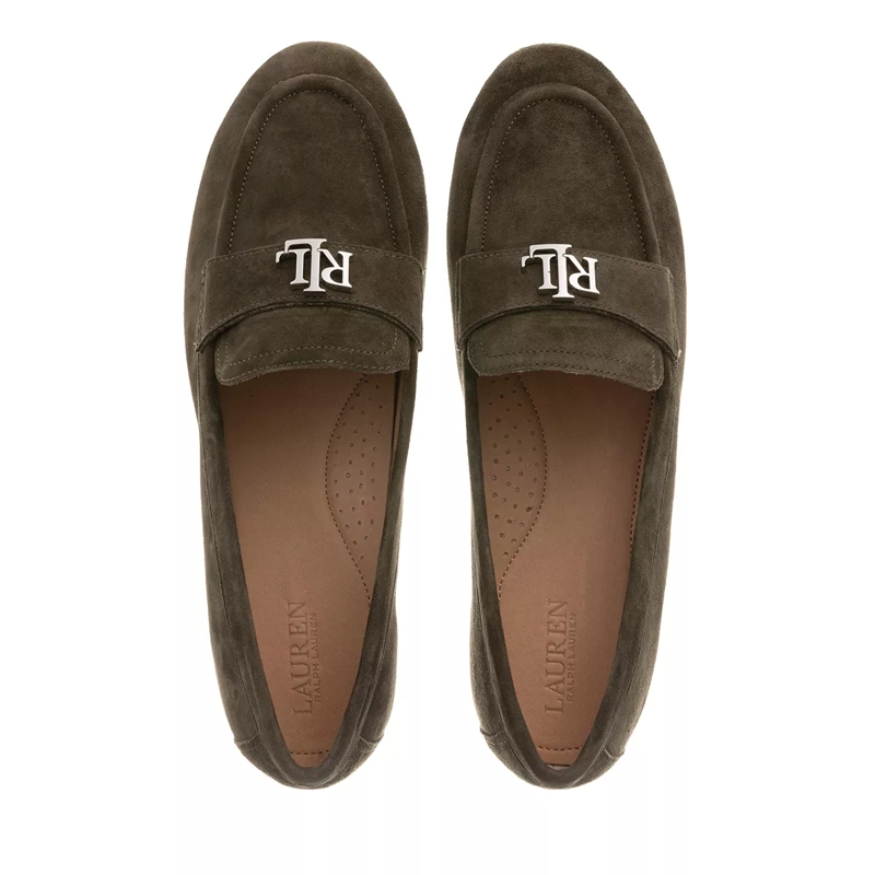 Lauren Ralph Lauren Driver Averi III Loafer Dark Olive(Image 4)