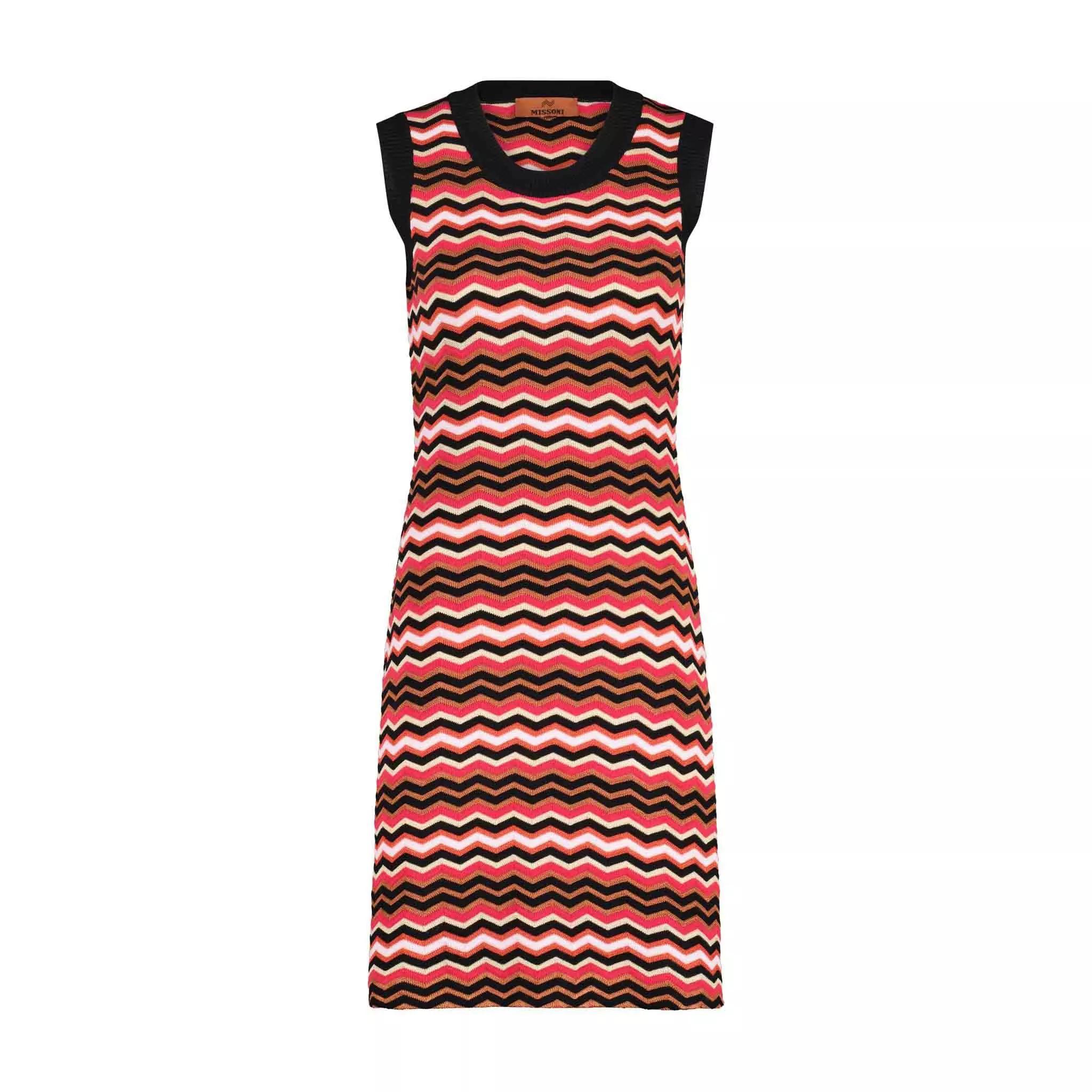 Missoni - Tailliertes Strickkleid 47702376808794 - Größe 34 - multi