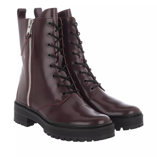 What For Jordan Ankle Boot Wine Schnürstiefel