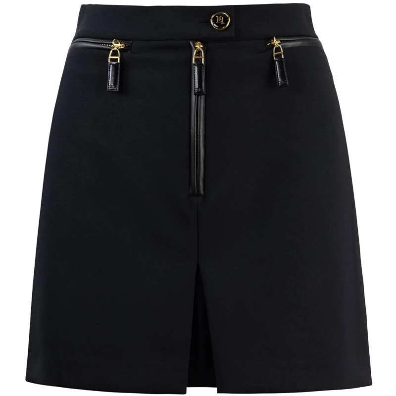 Elisabetta Franchi Jupe midi Skirts Black schwarz