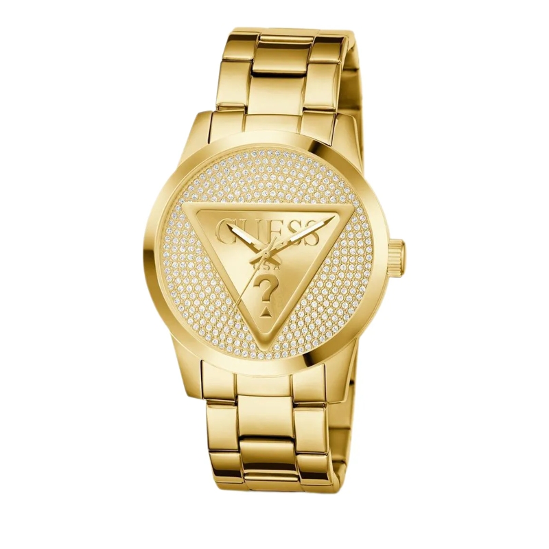 Guess Quarzuhr Quarz-Analoguhr Badge gold(Image 5)