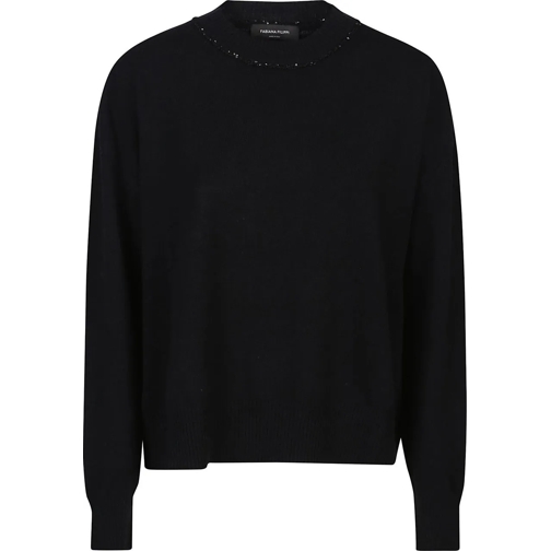 Fabiana Filippi Truien Oversize Sweater Black schwarz