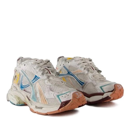 Balenciaga Low-Top Sneaker Runner Sneakers - Synthetic - White White