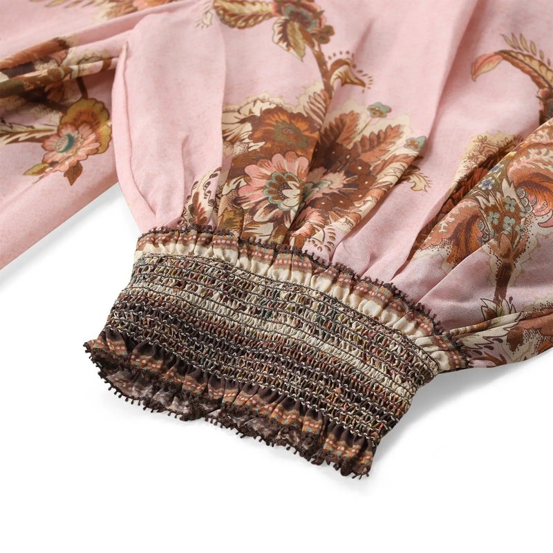 Zimmermann Maxikleid Maxikleid Aster Billow pink(Image 5)