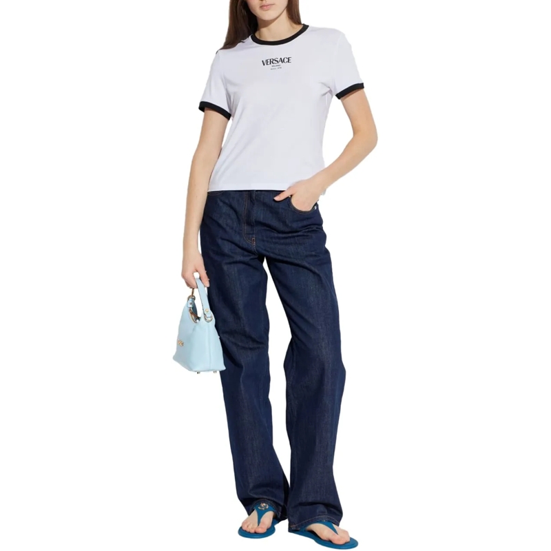 Versace T-shirt T-Shirts And Polos White weiß(Image 2)