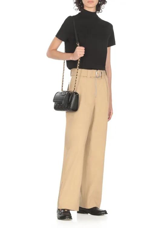 TORY BURCH Hobo bags Fleming Convertible Shoulder Bag in zwart