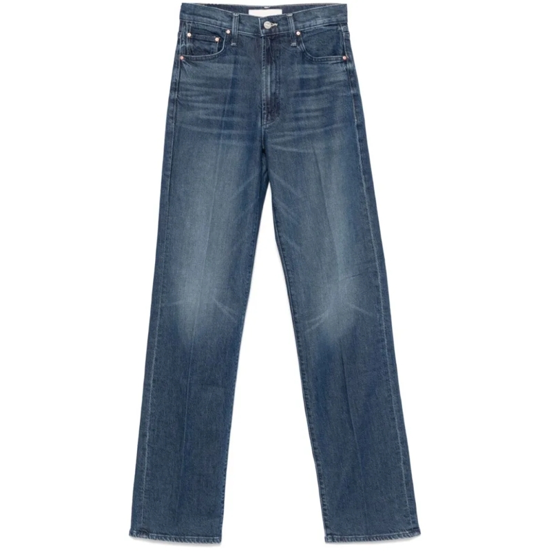 Mother Jeans The Rambler Zip Heel Jeans Blue