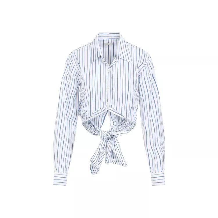 Dries Van Noten - Light Blue Cotton Calbero Shirt - Größe 36 - blue