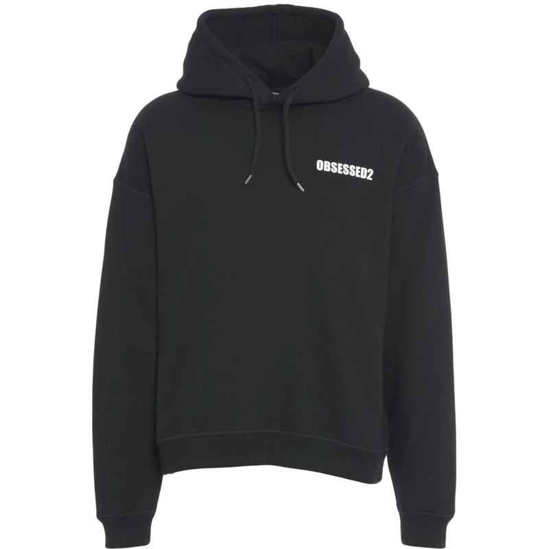 Dsquared2  Hoodie with print schwarz