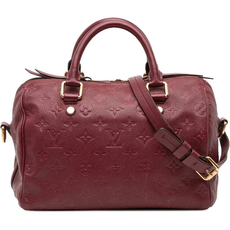 Louis Vuitton Schultertasche Monogram Empreinte Speedy Bandouliere 25 rot