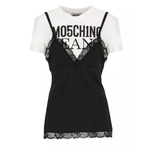 Moschino Cotton Blend T-Shirt Black 
