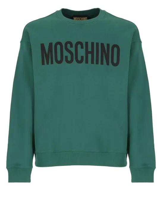 Moschino - Green Cotton Sweatshirt - Größe XL - grün