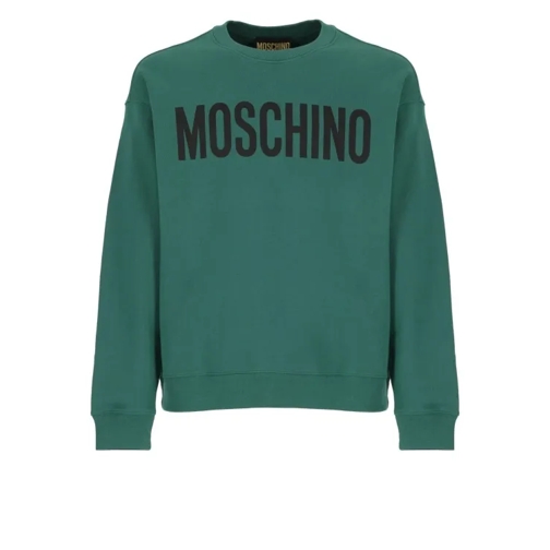 Moschino Green Cotton Sweatshirt Green 