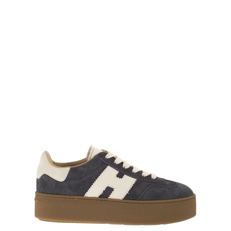 Hogan Lage-top sneaker Cool - Suede Trainers With Thick Soles Brown
