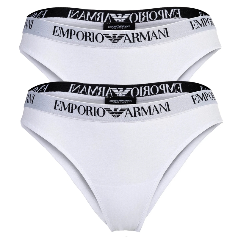 Emporio Armani  ESSENTIAL COTTON 2er Pack weiss