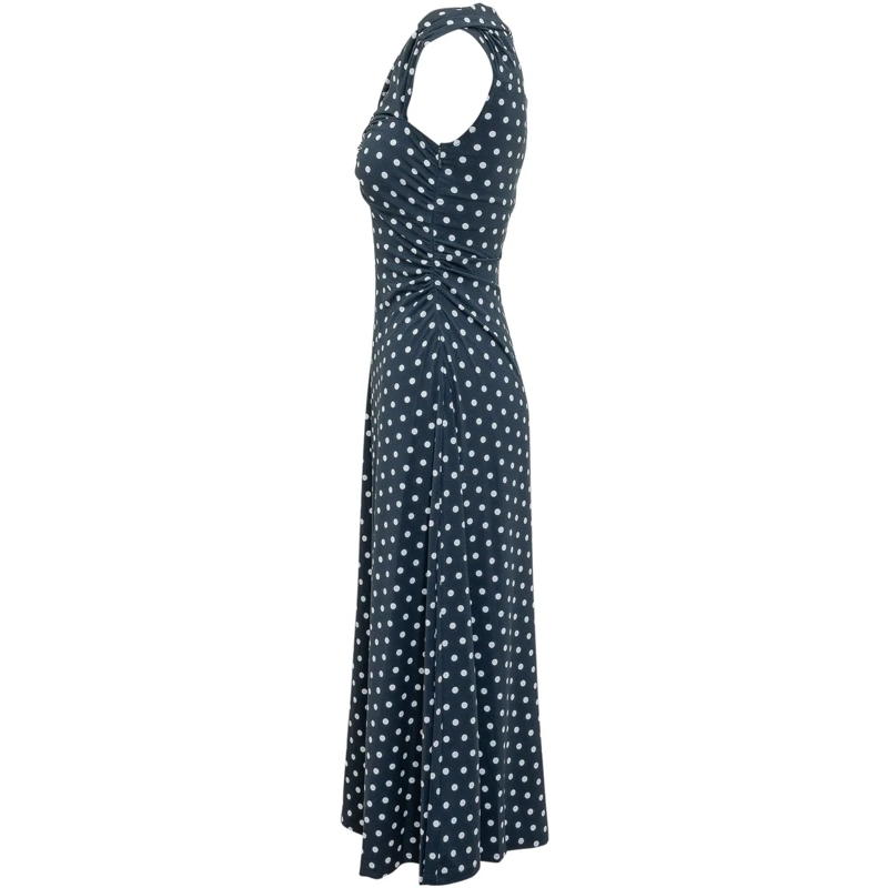 MICHAEL Michael Kors Maxikleid Abito Midi Pois dunkelblau(Image 3)