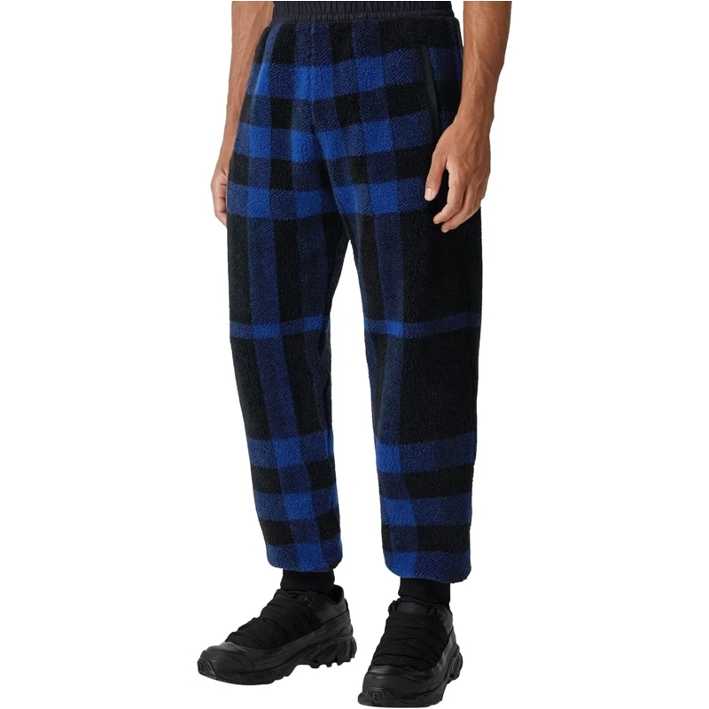 Burberry  Dimitri Check Fleece Pants blau (Image 4)