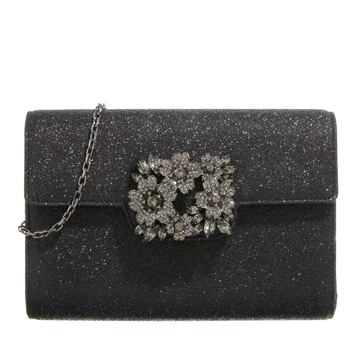 Roger Vivier Clutches - RV Bouquet Mini Pouch - Gr. unisize - in Schwarz - für Damen