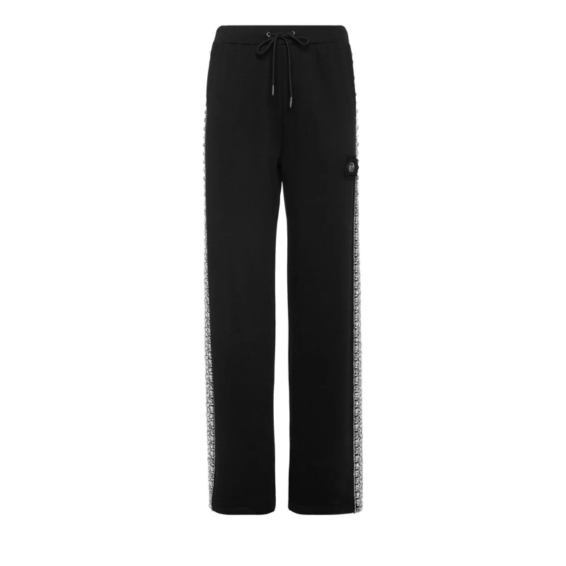 Philipp Plein Jogginghose Jogginghosen Crystal Verziert schwarz
