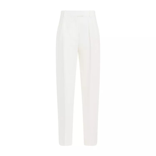 The Row Off White Linen Antone Pant White 