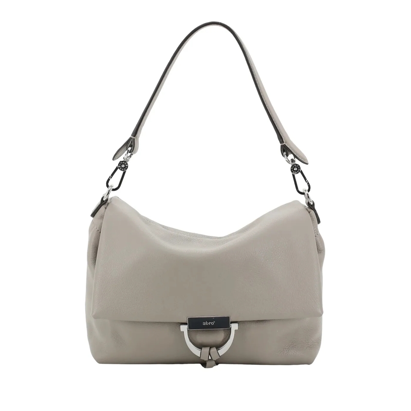 Abro Schultertasche Schultertasche TEMI grau