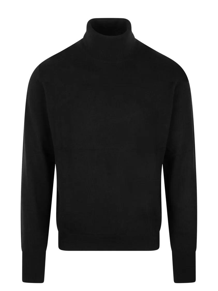 Thumbnail - Drumohr - Turtleneck Sweater - Größe 46 - schwarz
