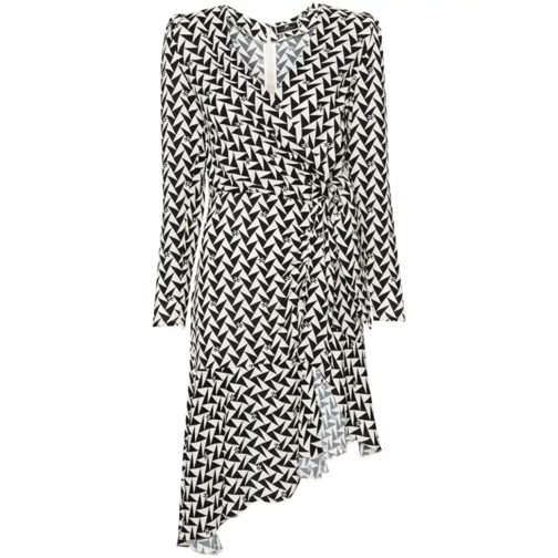 Elisabetta Franchi Monogram Dress White 