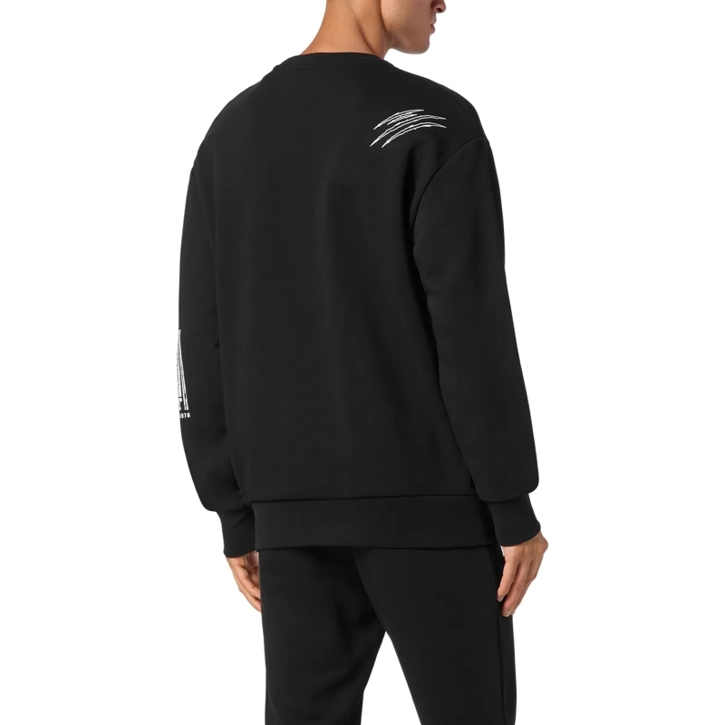 Plein Sport Top Sweatshirt Barcode schwarz(Image 2)