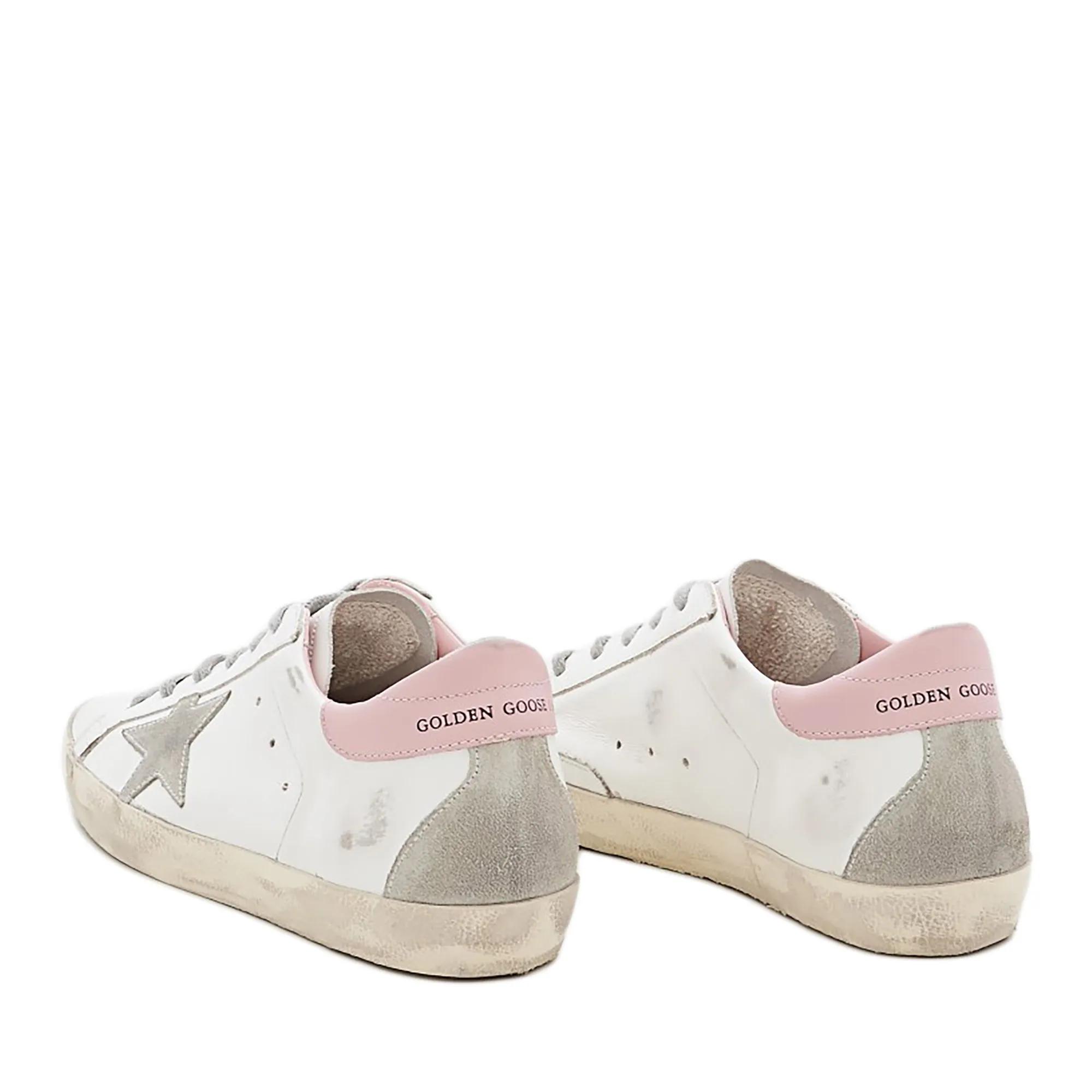 Golden Goose Low-Top Sneakers Super-Star Sneakers in wit