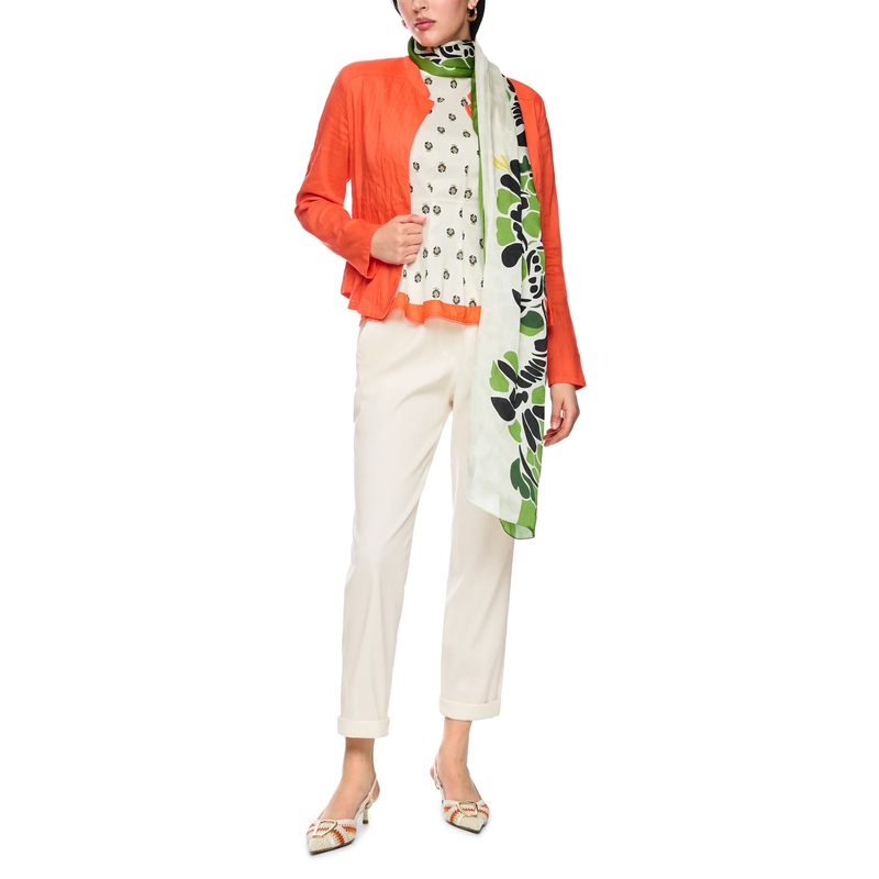 Marc Cain Pantalon en tissu Hose RHODOS bright ecru(Image 2)