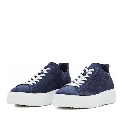 Hogan Laced H Sneakers Blue scarpa da ginnastica bassa