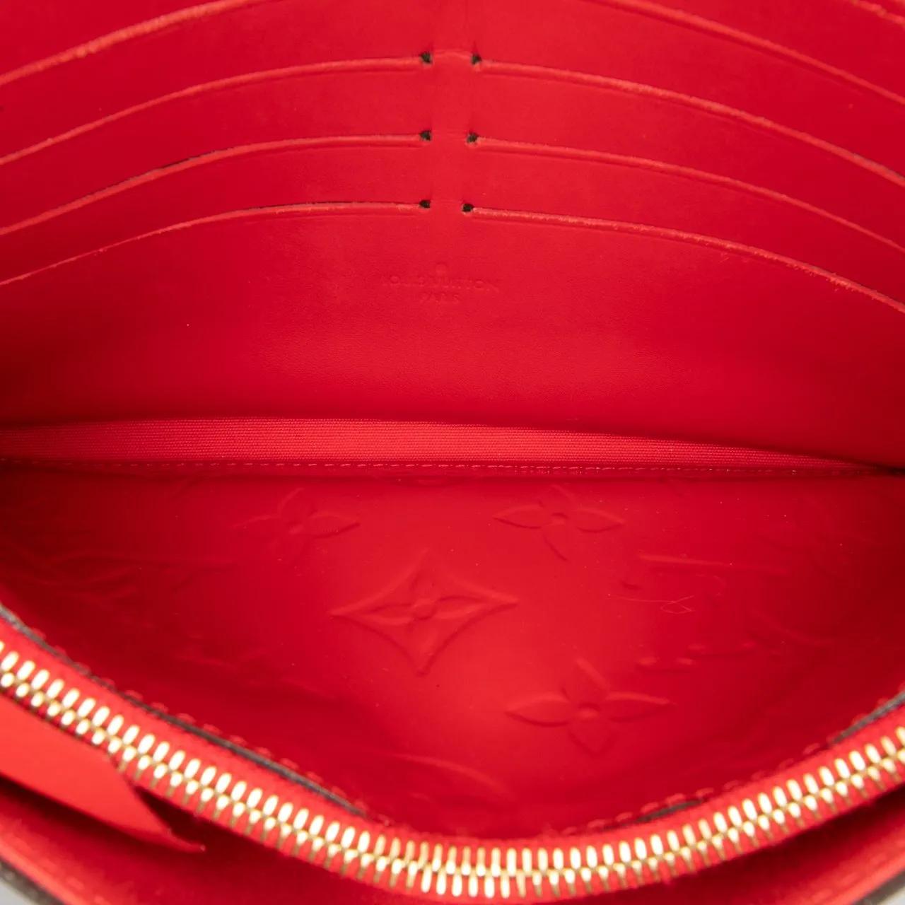 Thumbnail - Louis Vuitton Hobo Bags - Monogram Vernis Pochette Felicie - Gr. unisize - in Rot - für Damen