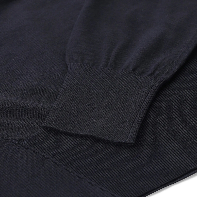 Givenchy Poloshirt Poloshirt aus Baumwolle & Seide dunkelblau(Image 5)