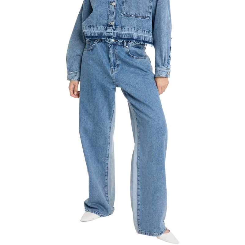 ALIX Jogginghose Mix Denim Pants blau