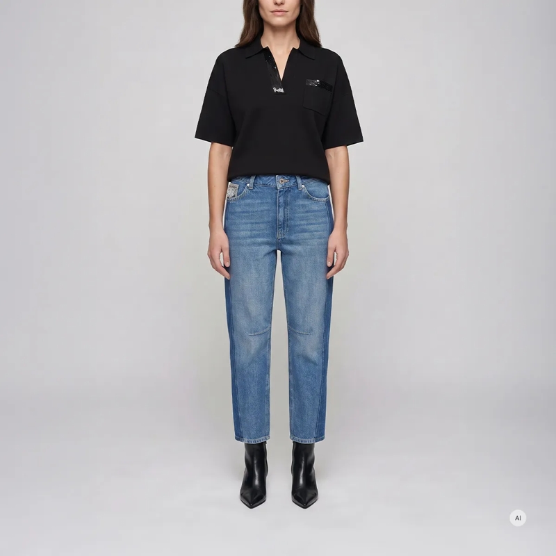 Marc Aurel Barrel-Jeans Diese Barrel-Fit Jeans aus stabilem, authentischem blau(Image 2)