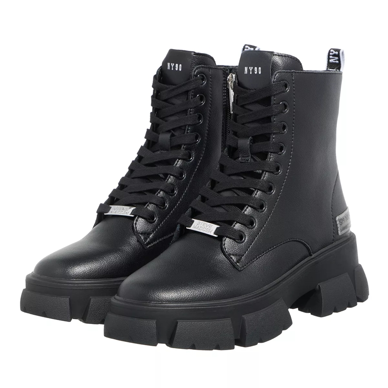 Steve Madden Stiefeletten Tanker Black Leather