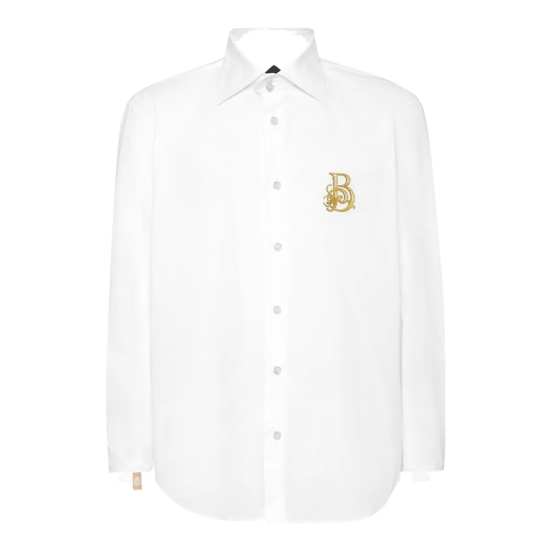 BILLIONAIRE Hemd Hemd Slim Fit weiss