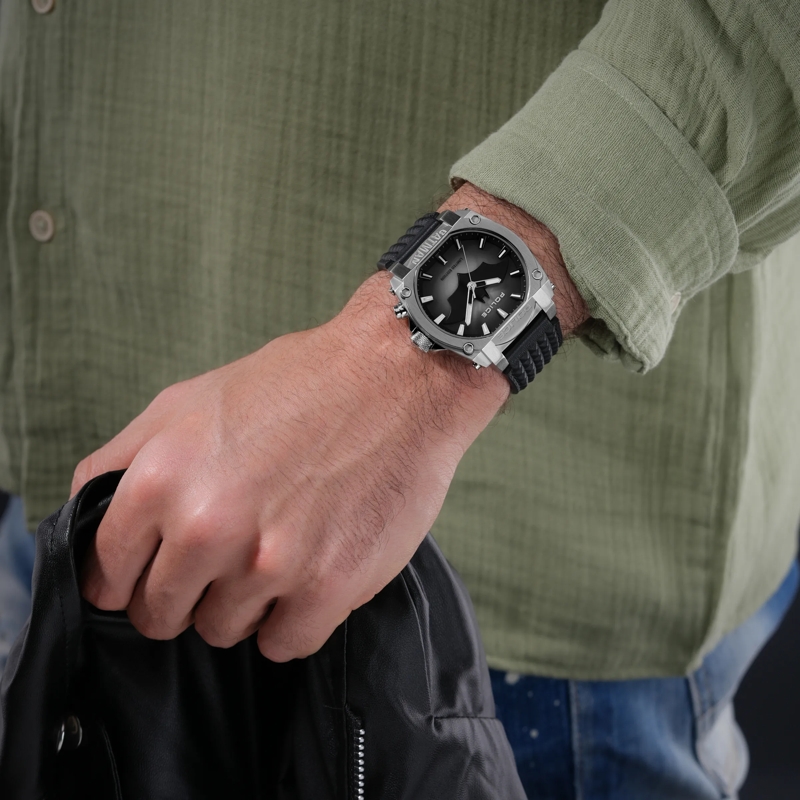 Police Automatikuhr Quarzuhr Batman schwarz(Image 6)