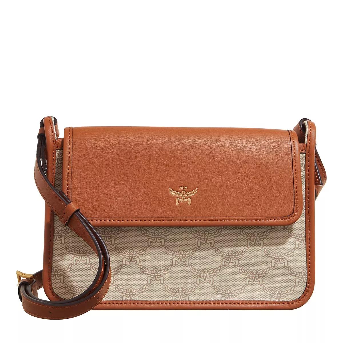 MCM Himmel Lts Crossbody Small Oatmeal Crossbody Bag