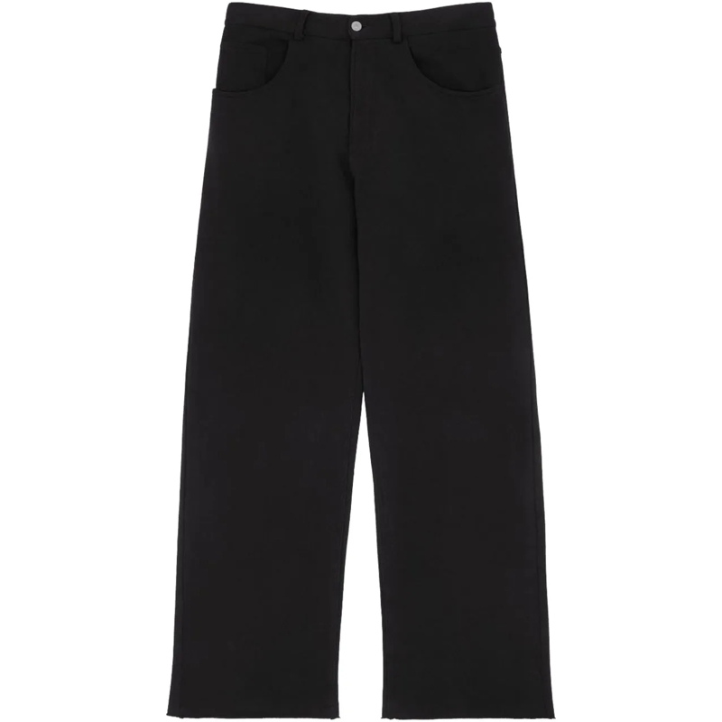 Maison Margiela Jeans mit geradem Bein Trousers Black schwarz