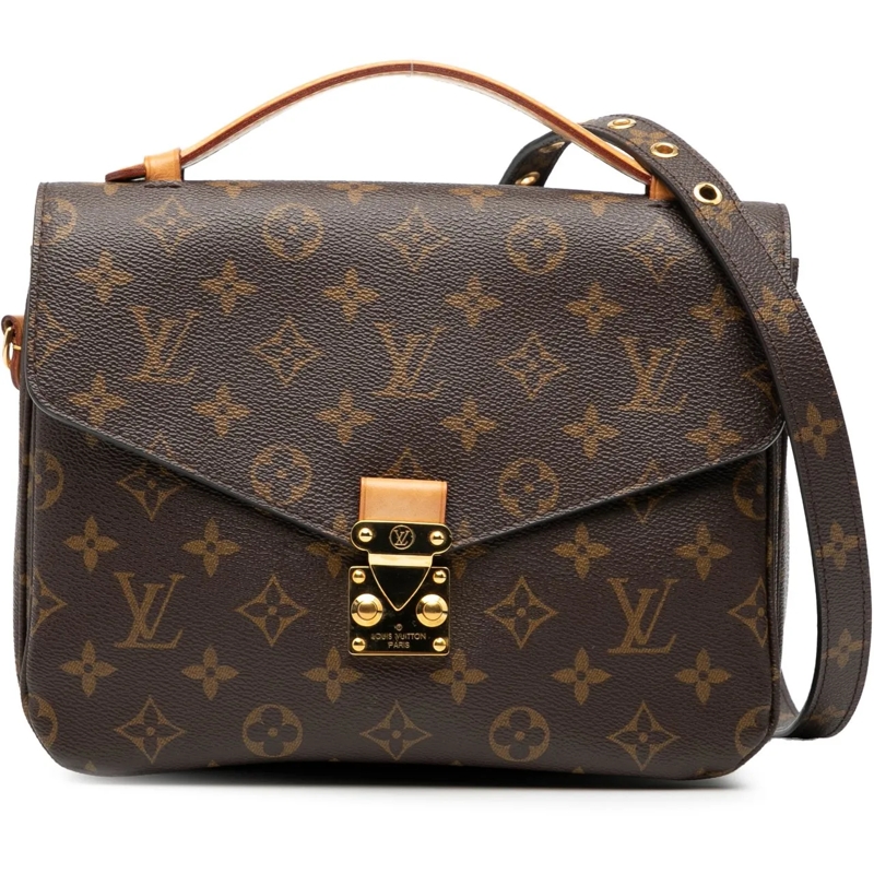 Louis Vuitton Schultertasche Monogram Pochette Metis braun