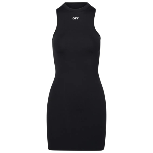 Off-White Mini-Kleider Rowing' Black Polyamide Dress Black